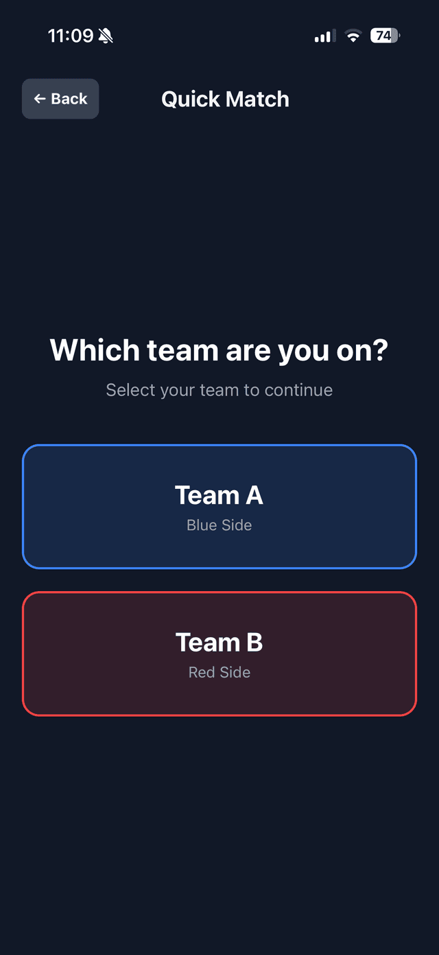Team selection